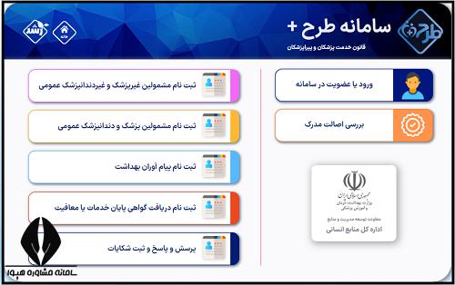 سایت طرح نیروی انسانی پزشکی